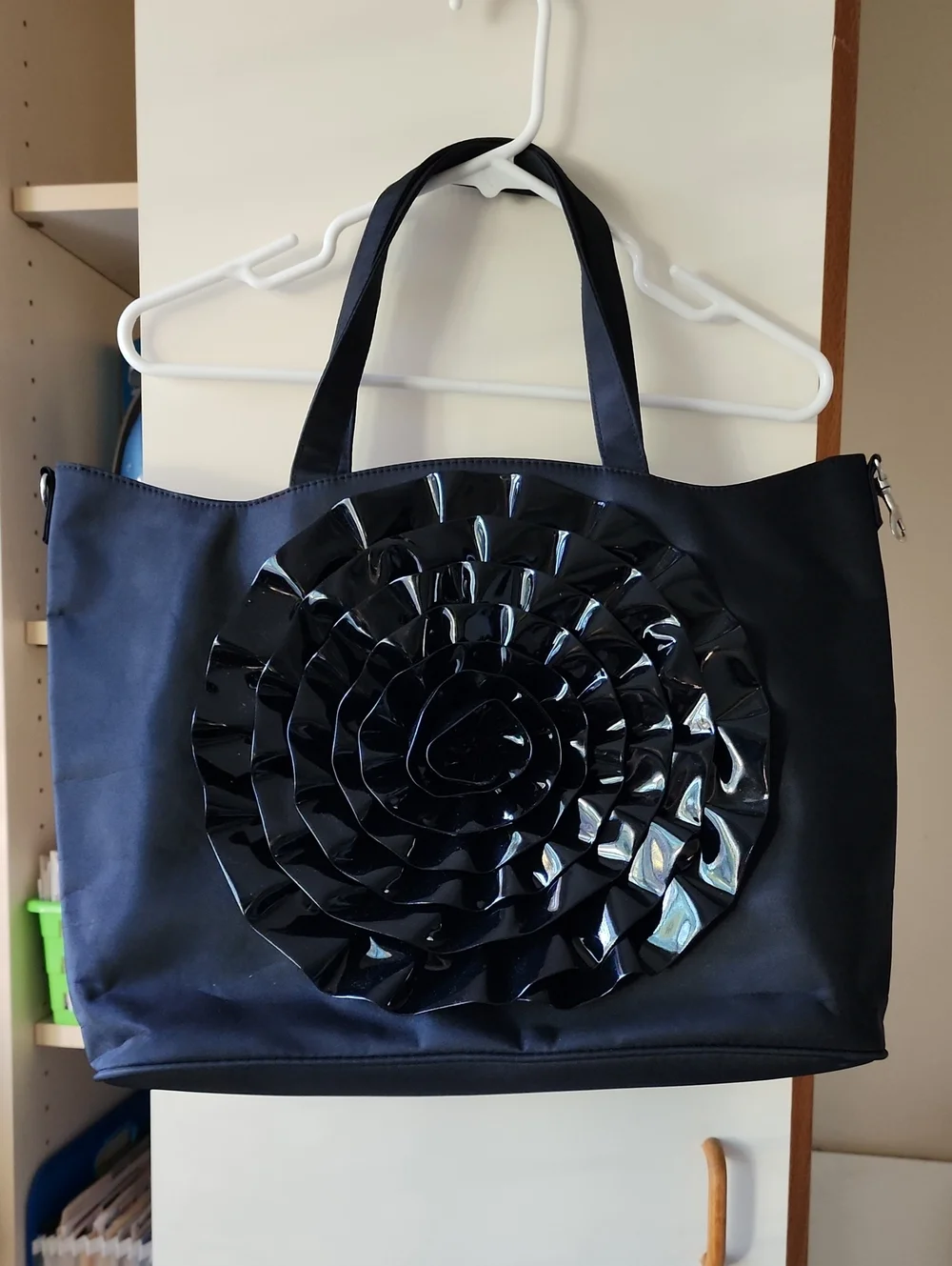 Fabulous Black Nylon Travel Tote